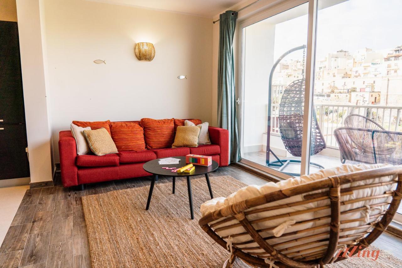 A Holiday Home In Mellieha With Gorgeous Views Bagian luar foto